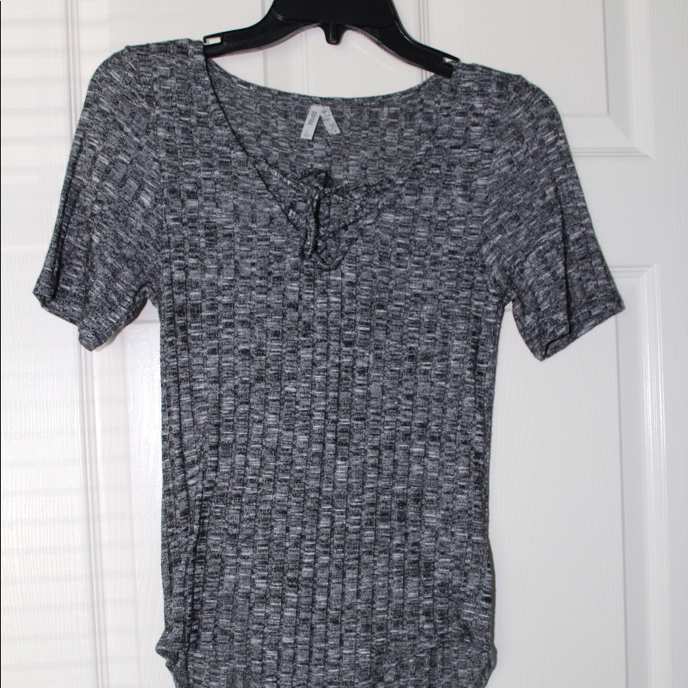 GREY BODYSUIT